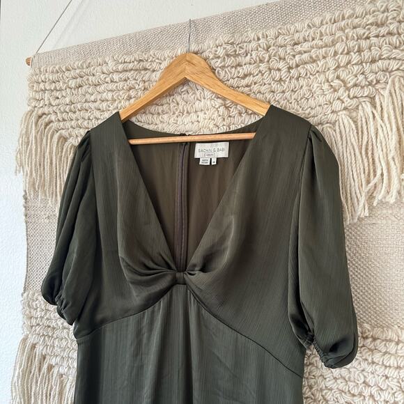 Sachin & Babi Green Alli Gown - Picture 2 of 10